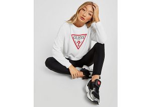 GUESS Icon Sweatshirt Damen - weiss - Womens, weiss