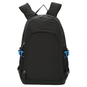 BOSS Krone Backpack Rucksack aus strukturiertem Nylon mit Logo-Riemen 49 cm -