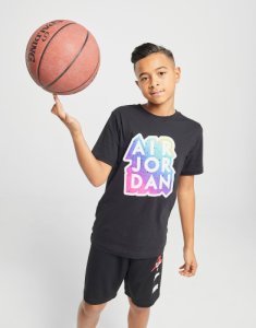 Jordan camiseta Air júnior, Negro