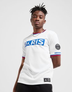 Jordan camiseta x Paris Saint Germain Replica, Blanco