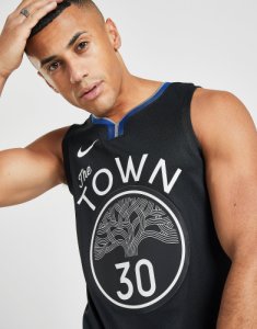 Nike camiseta NBA Golden State Warrior Swingman Curry 30, Negro