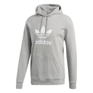 Adidas trefoil hoodie męska szara (dt7963)