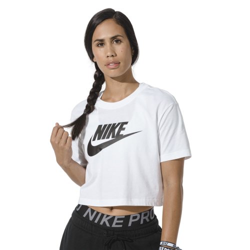 Nike W NSW Essential Cropped Tee Damska Biała (BV6175-100)