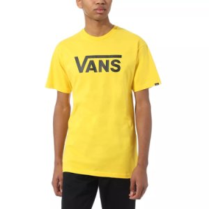 Vans Classic T-Shirt Męska Żółta (VN000GGG85W)
