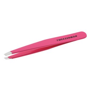 Tweezerman - Pink slant tweezer - pęseta skośna