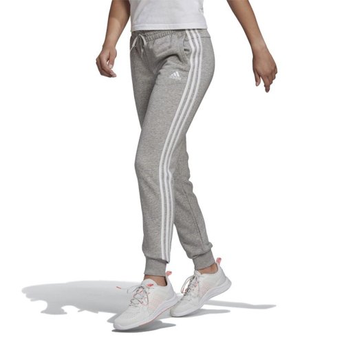 Spodnie adidas Essentials French Terry 3-Stripes GM8735 - szare