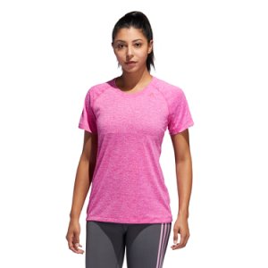 Koszulka adidas Prime 3-Stripes Tee W Różowa