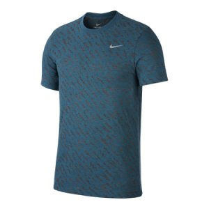 Koszulka Nike Dri-FIT Windrunner Burnout M Niebieska