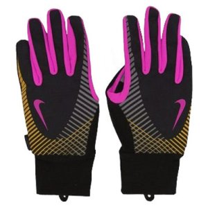 Nike Elite Storm Fit Tech Run Gloves Czarne