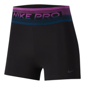 Spodenki Nike Pro 3IN Shorts W Czarno-Niebieskie