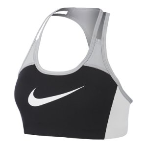 Stanik Nike Swoosh Logo Bra Czarno-Szary