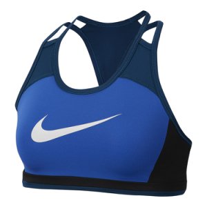 Stanik Nike Swoosh Logo Bra Niebieski