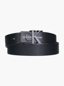 Calvin Klein Jeans Monogram Belt Black