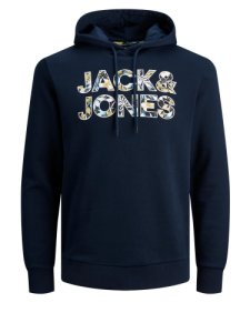 Jack & Jones Fleur Sweat Hood Navy Blazer