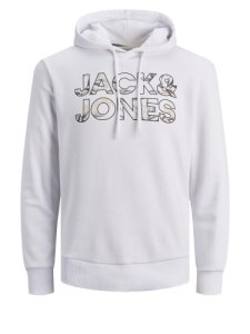 Jack & Jones Fleur Sweat Hood White