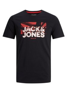 Jack & Jones Spring Feeling Tee Ss Crew Neck Black
