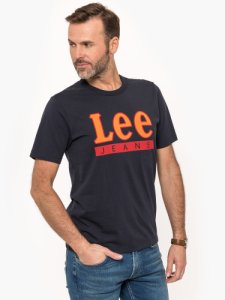 Lee Jeans Logo Tee Modnight Navy