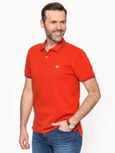 Lee Pique Polo Poppy Red