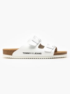 Tommy Jeans Color Block Flat Sandal White