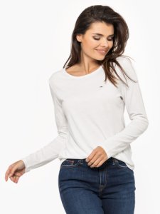 Tommy Jeans Soft Jersey Lonngsleeve White