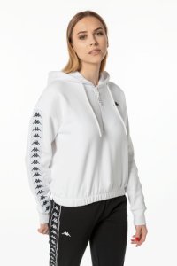 Bluza Kappa Gamina Women Sweatshirt 307069-0601 Bright White