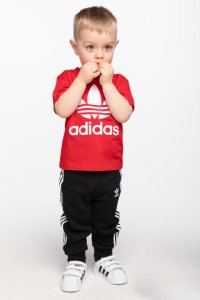 Koszulka adidas T-Shirt Dla Dziecka Trefoil Tee Gd2635 Red