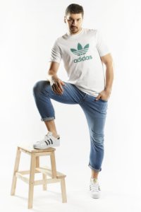 Koszulka adidas Trefoil T-Shirt 789 White/future Hydro