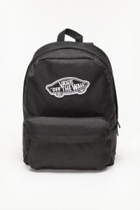 Plecak Vans Realm Backpack Black Logo Vans Duży Napis Vans