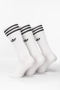 Skarpety 3Pack adidas Solid Crew Sock 489 White/black