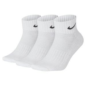 Nike 3 Pack Value Quarter Socks (SX4926-101)
