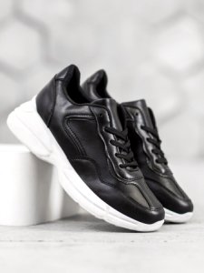 Shelovet - Czarne sneakersy
