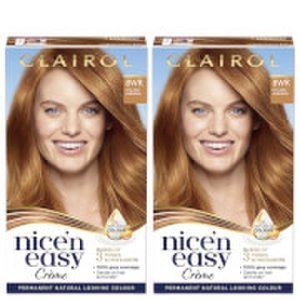 Clairol nice' n easy crème natural looking oil infused permanent hair dye duo (various shades) - 8wr golden auburn