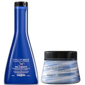 Dúo de champú y tratamiento para cabellos dañados Pro Fiber Re-Create de L'Oréal Professionnel
