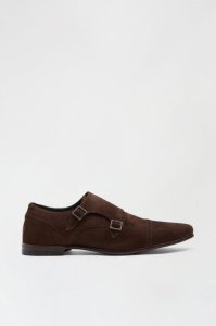Burton - Men's beckett monk shoes - brown - 9