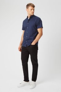 Burton - Men's black tapered fit jeans - 30s