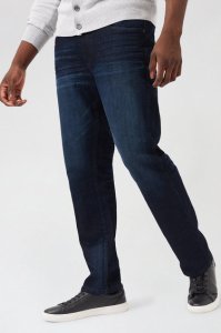 Men's Blue Straight Fit Authentic Jeans - mid blue - 28S