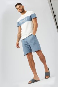 Men's Blue Ottoman Shorts - S