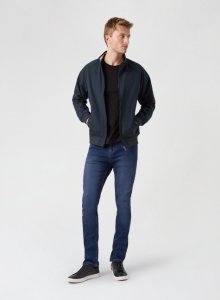 Men's Blue Vintage Skinny Fit Jeans - mid blue - 44R