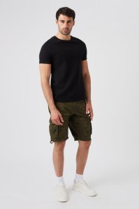 Men's Camo Cargo Shorts - khaki - S