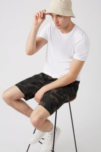 Men's Camo Shorts - khaki - S