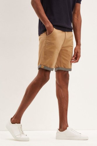Men'S Chino Shorts - Stone - S