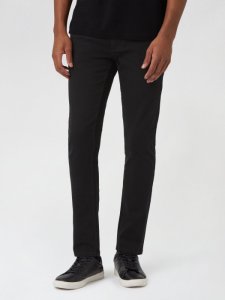 Men's Jet Black Super Skinny Fit Jeans - 28S