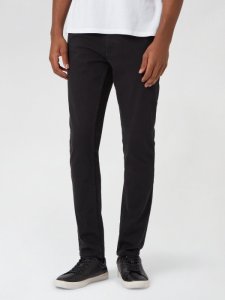 Men's Jet Black Skinny Fit Jeans - 28S