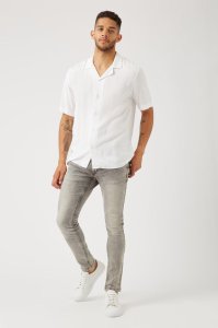 Men's Skinny Dusty Grey Jeans - light grey - 30R