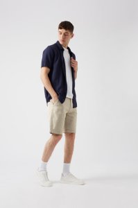 Men's Texture Chino Shorts - stone - L