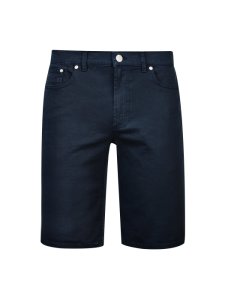 Mens Navy 5 Pocket Twill Shorts, Blue