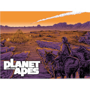 Planet of the Apes 'Falling Star' Glow in the Dark Lithograph Print by Barry Blankenship - Zavvi UK Exclusive Timed Sale