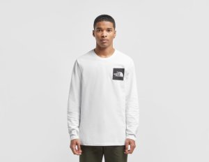 The North Face Langarm Fine T-Shirt, weiss