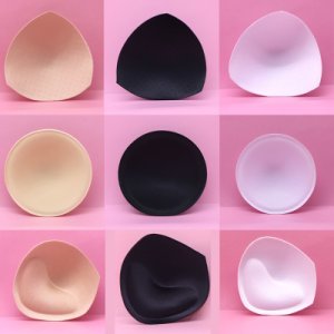 1/3pair Sponge Inserts Bra Padded for Women Swimsuit Breast Push Up Breast Enhancer Removeable Bra Padding Intimates Accessories
