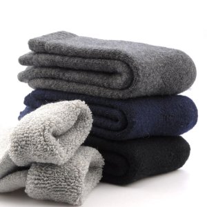 1 Pair Mens Thicken Thermal Wool Cashmere Casual Winter Warm  Socks -Y107